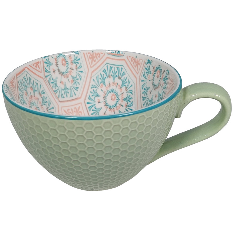 لیوان دنی هوم مدل لته خوری سبز روشن